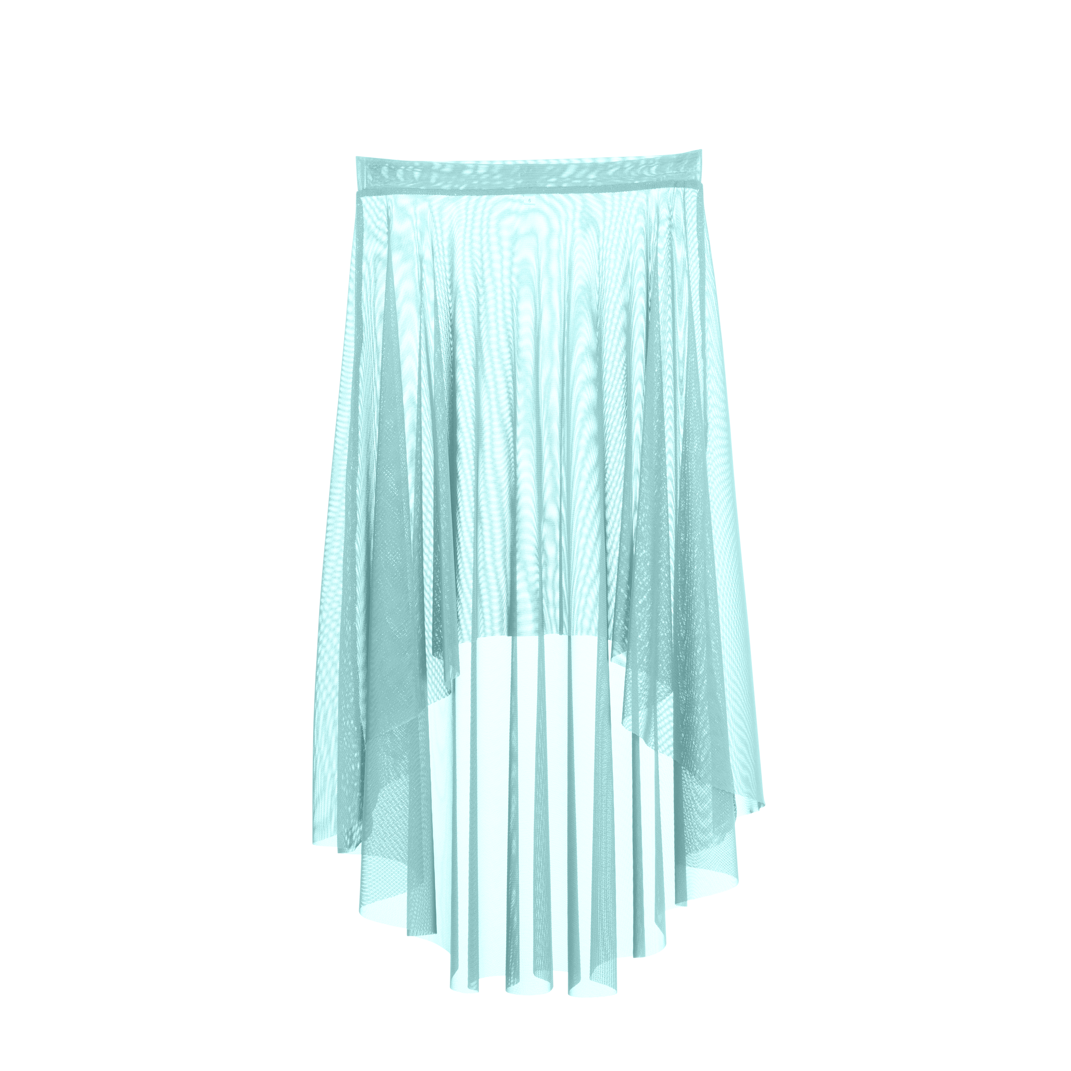 Meridien Mesh High-Low Midi Skirt - Child