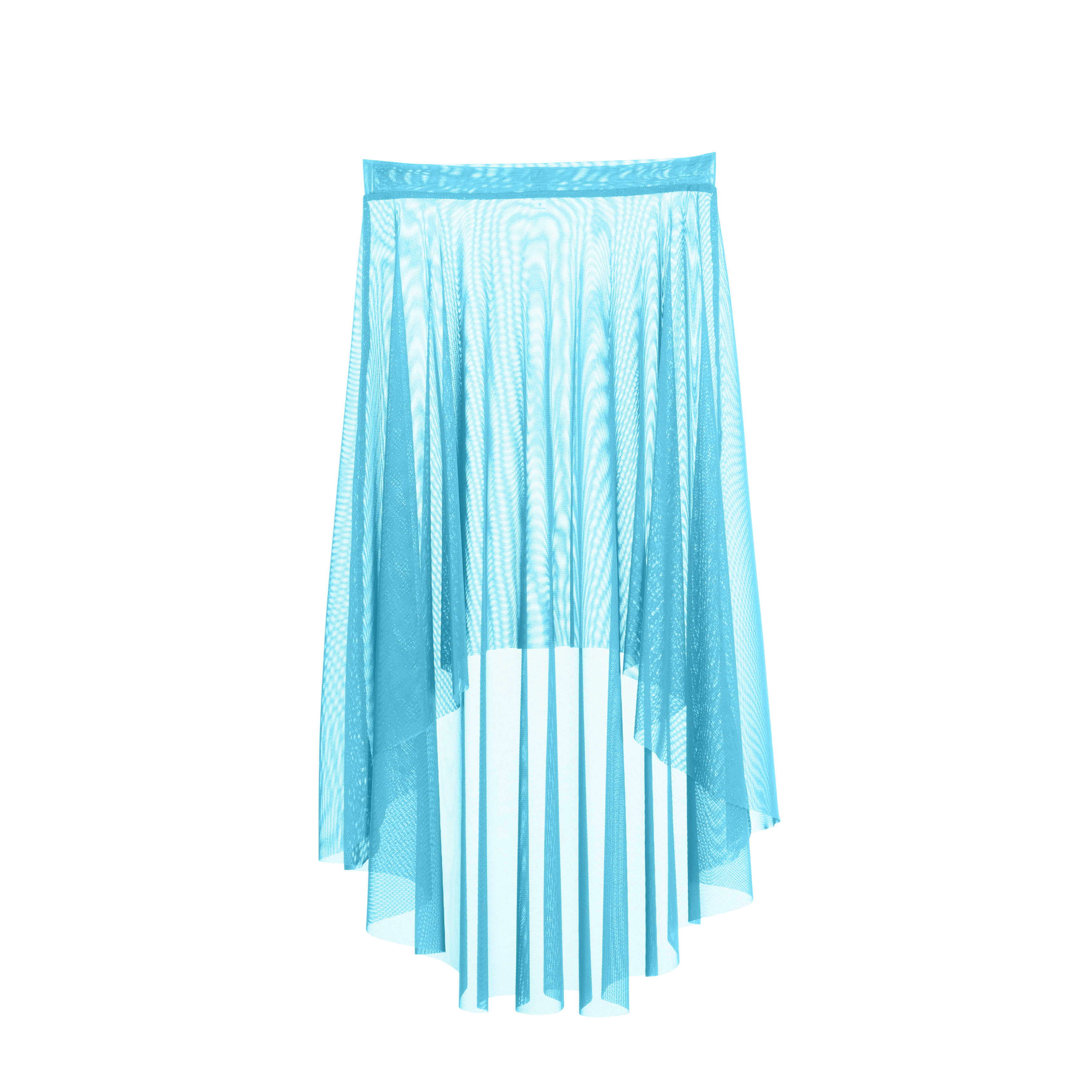 Meridien Mesh High-Low Midi Skirt - Child