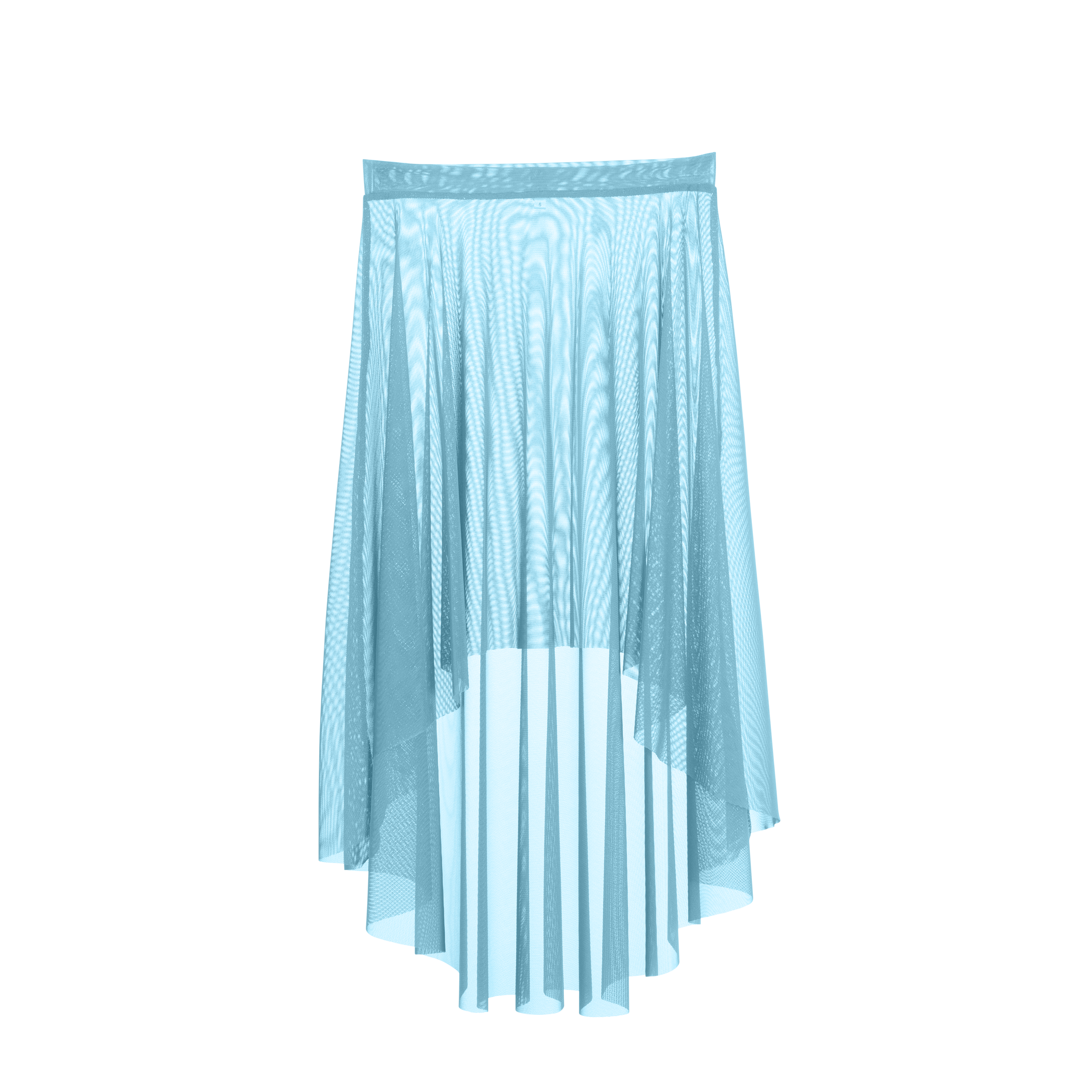 Meridien Mesh High-Low Midi Skirt - Child