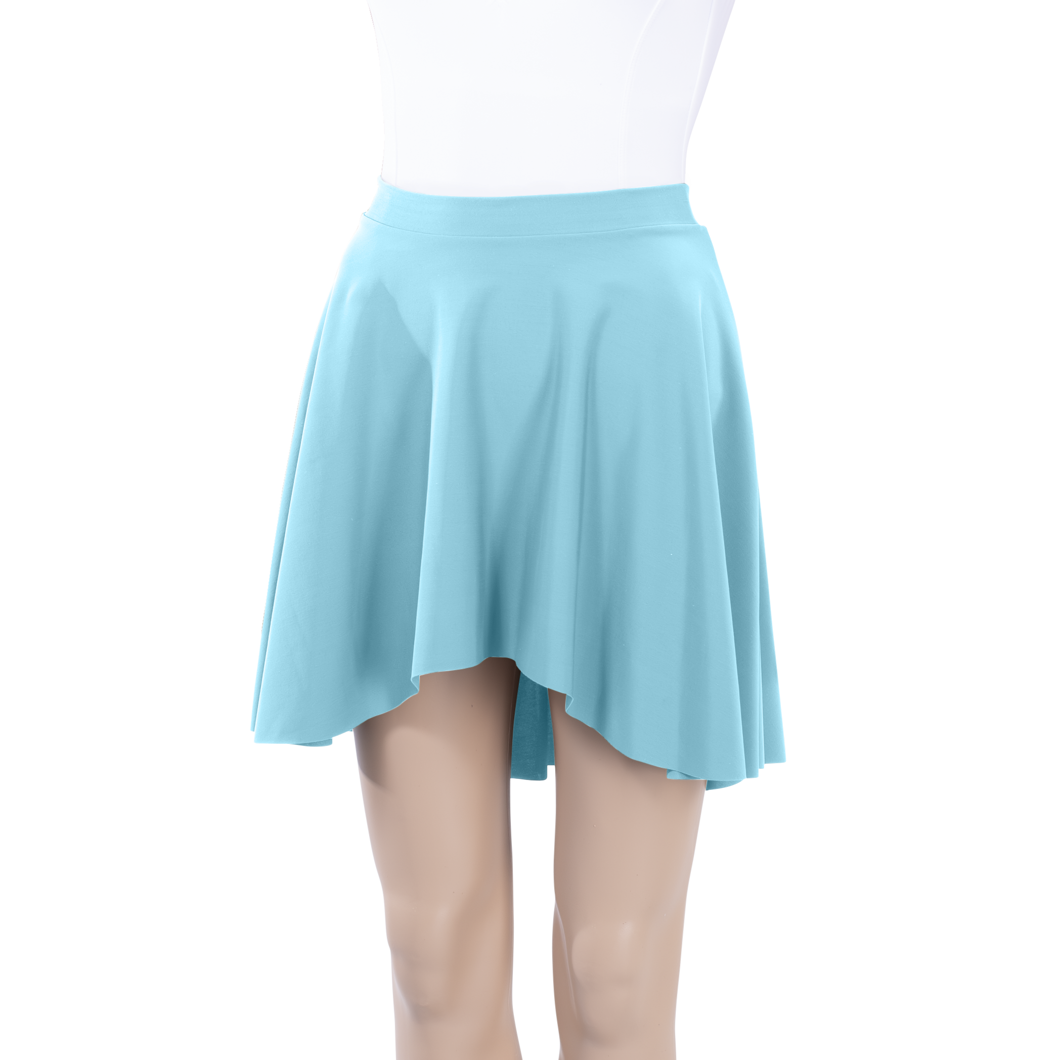 Milliskin High-Low Above Knee Skirt - Child