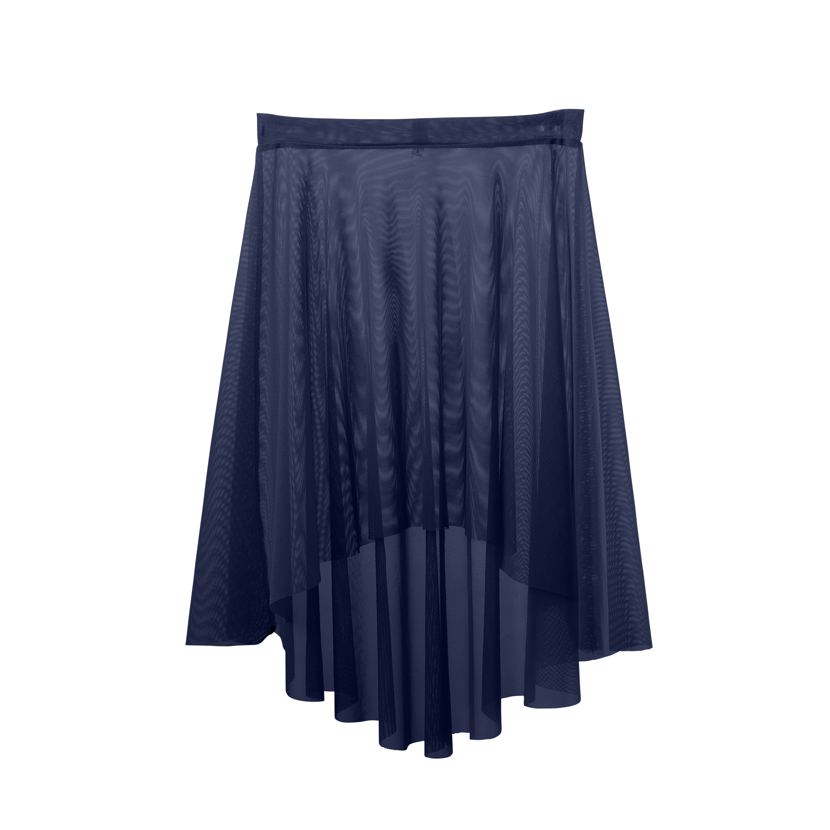 Meridien Mesh High-Low Below Knee Skirt - Child