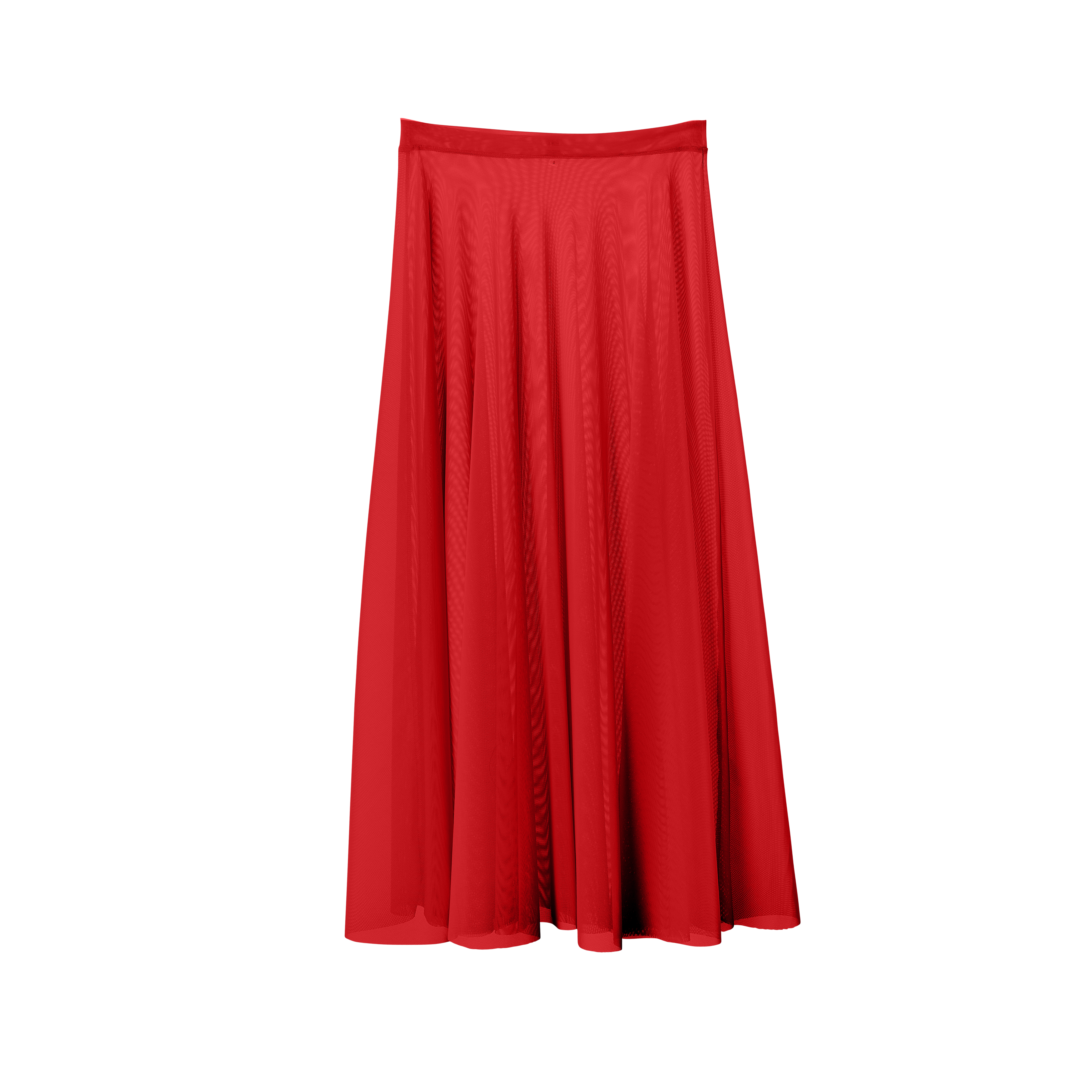 Meridien Mesh A-Line Maxi Skirt - Child