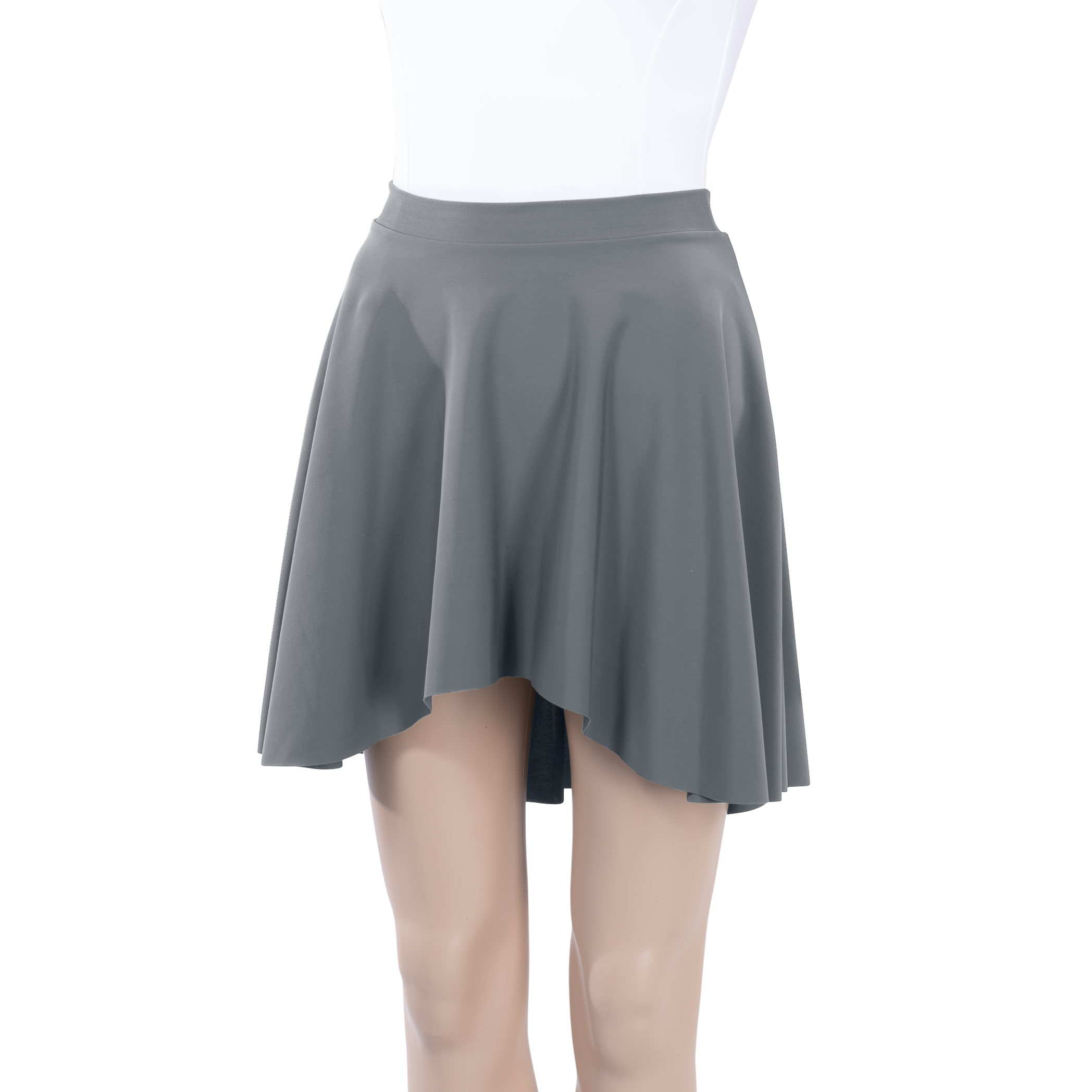 Milliskin High-Low Above Knee Skirt - Child