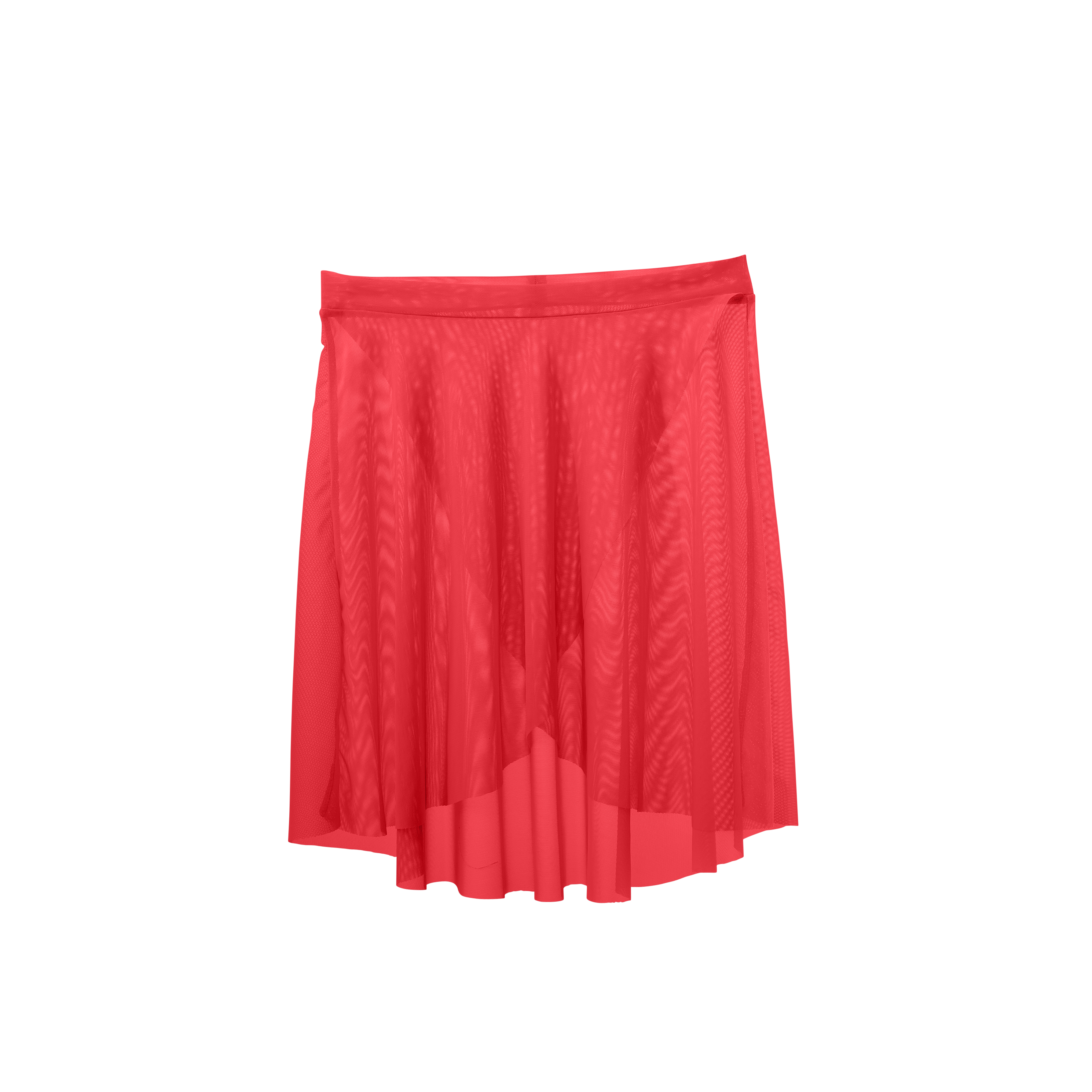 Meridien Mesh Criss Cross Above Knee Skirt - Child