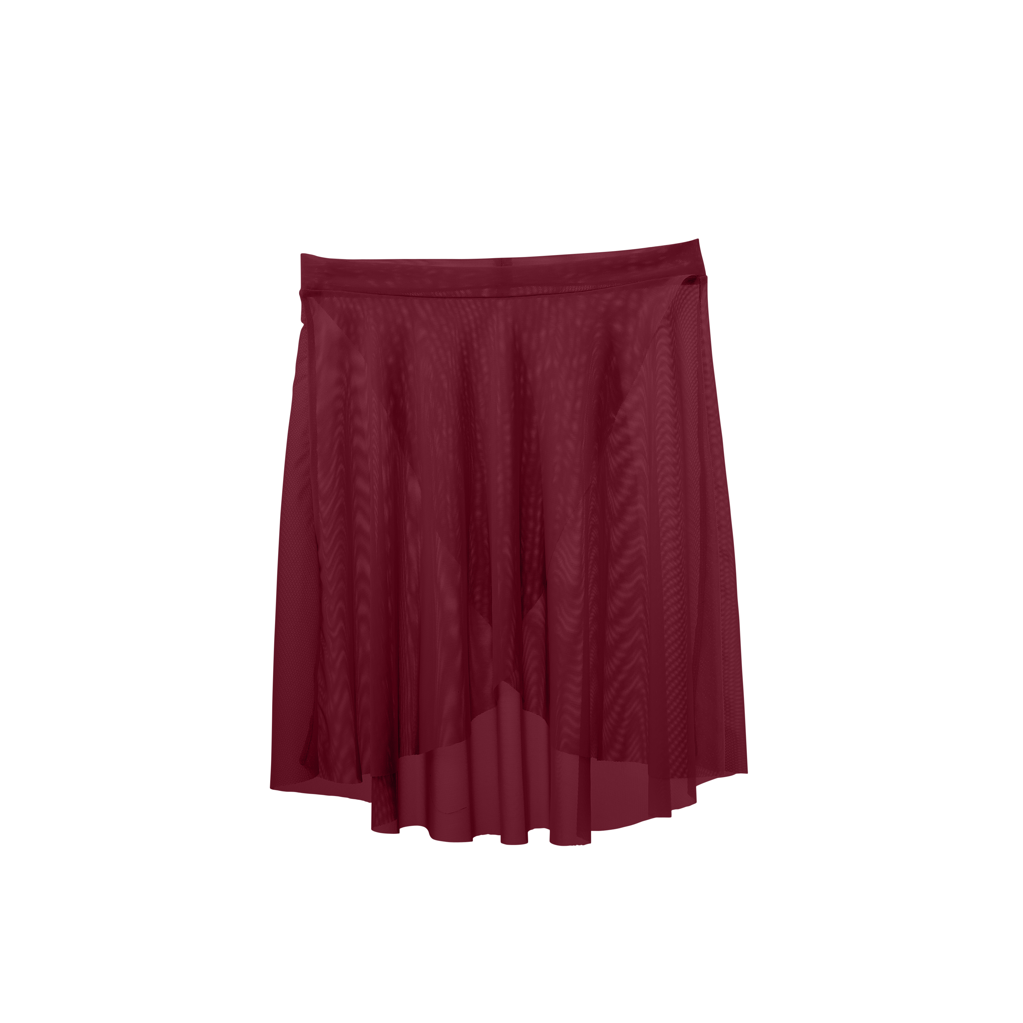 Meridien Mesh Criss Cross Above Knee Skirt - Child