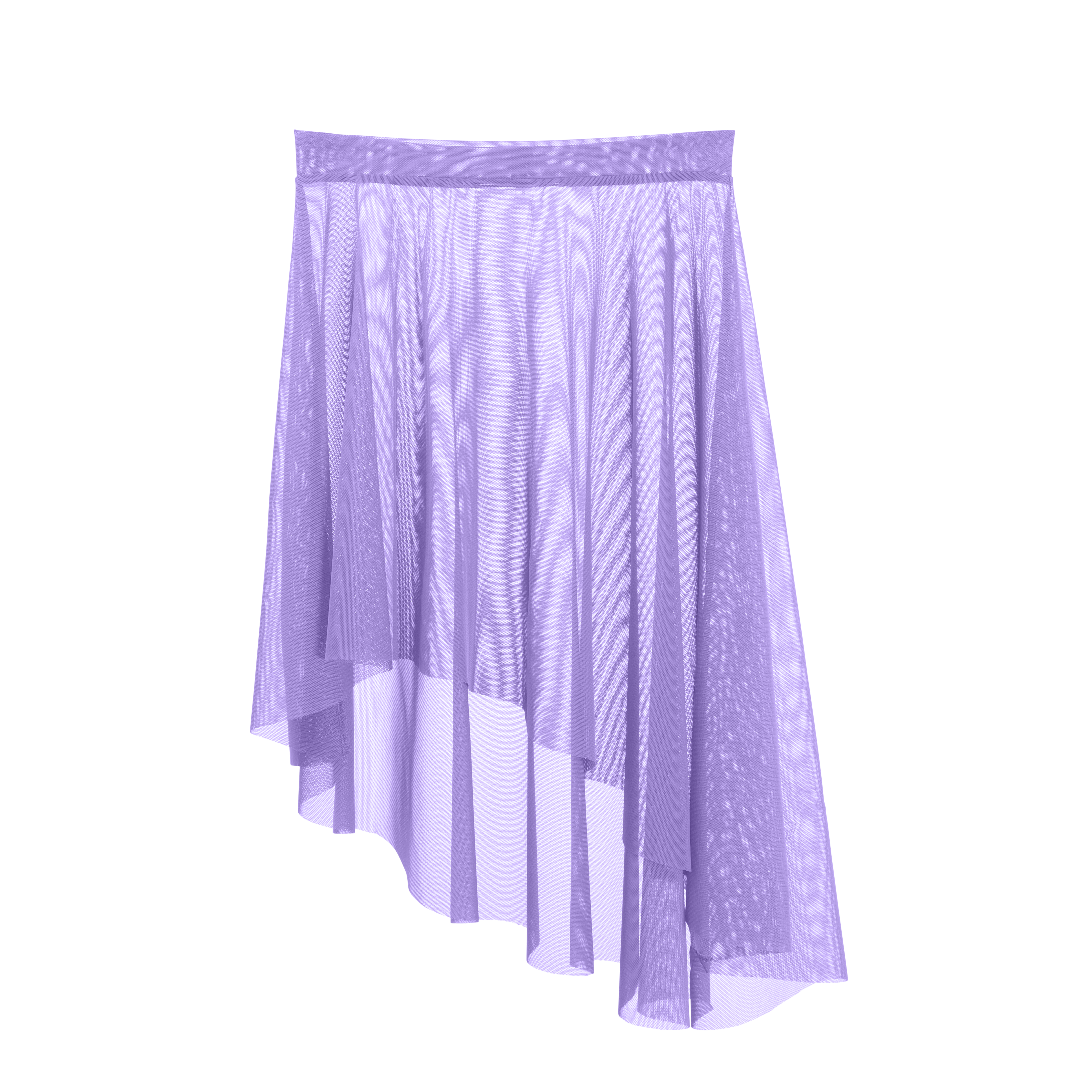 Meridien Mesh Lyrical Below Knee Skirt