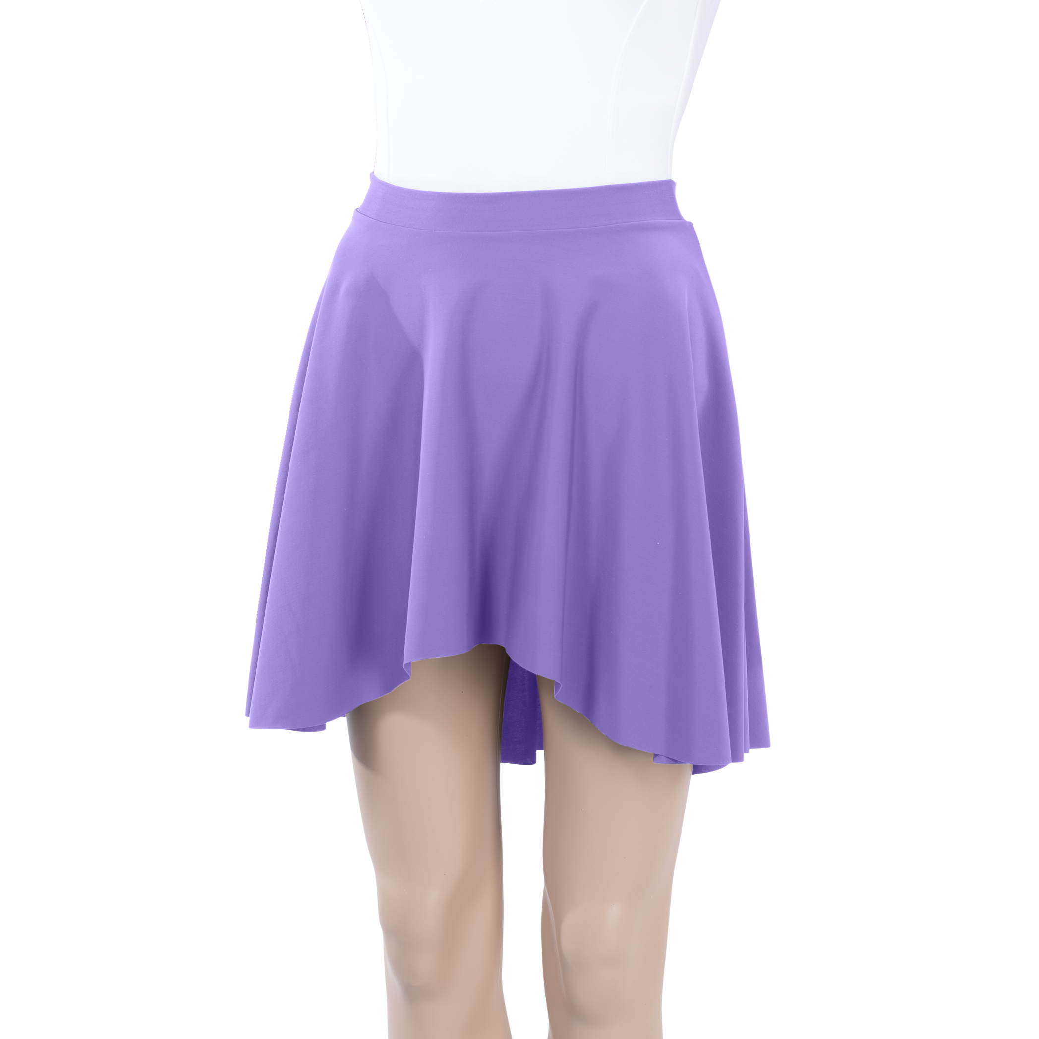 Milliskin High-Low Above Knee Skirt - Child