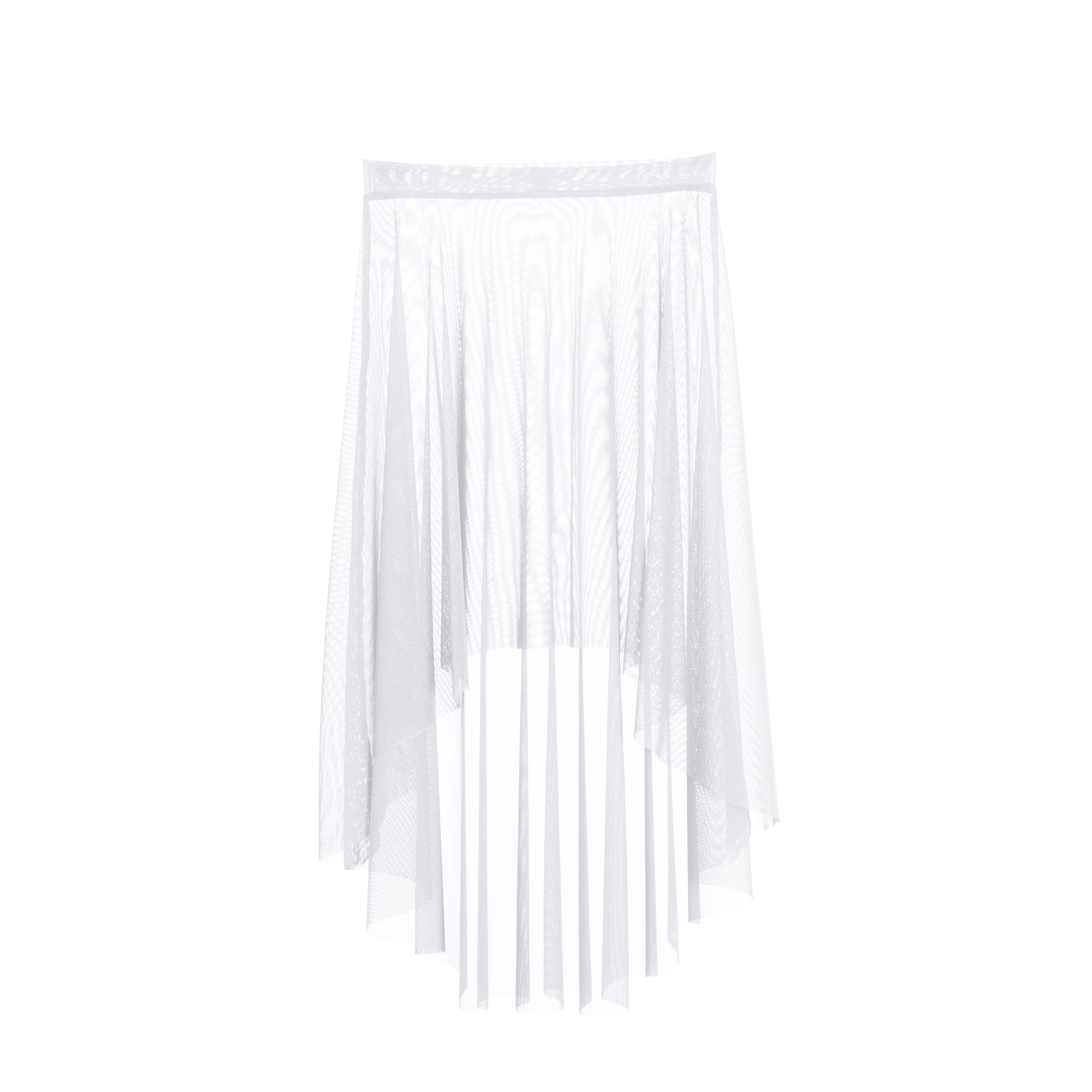 Meridien Mesh High-Low Midi Skirt - Child