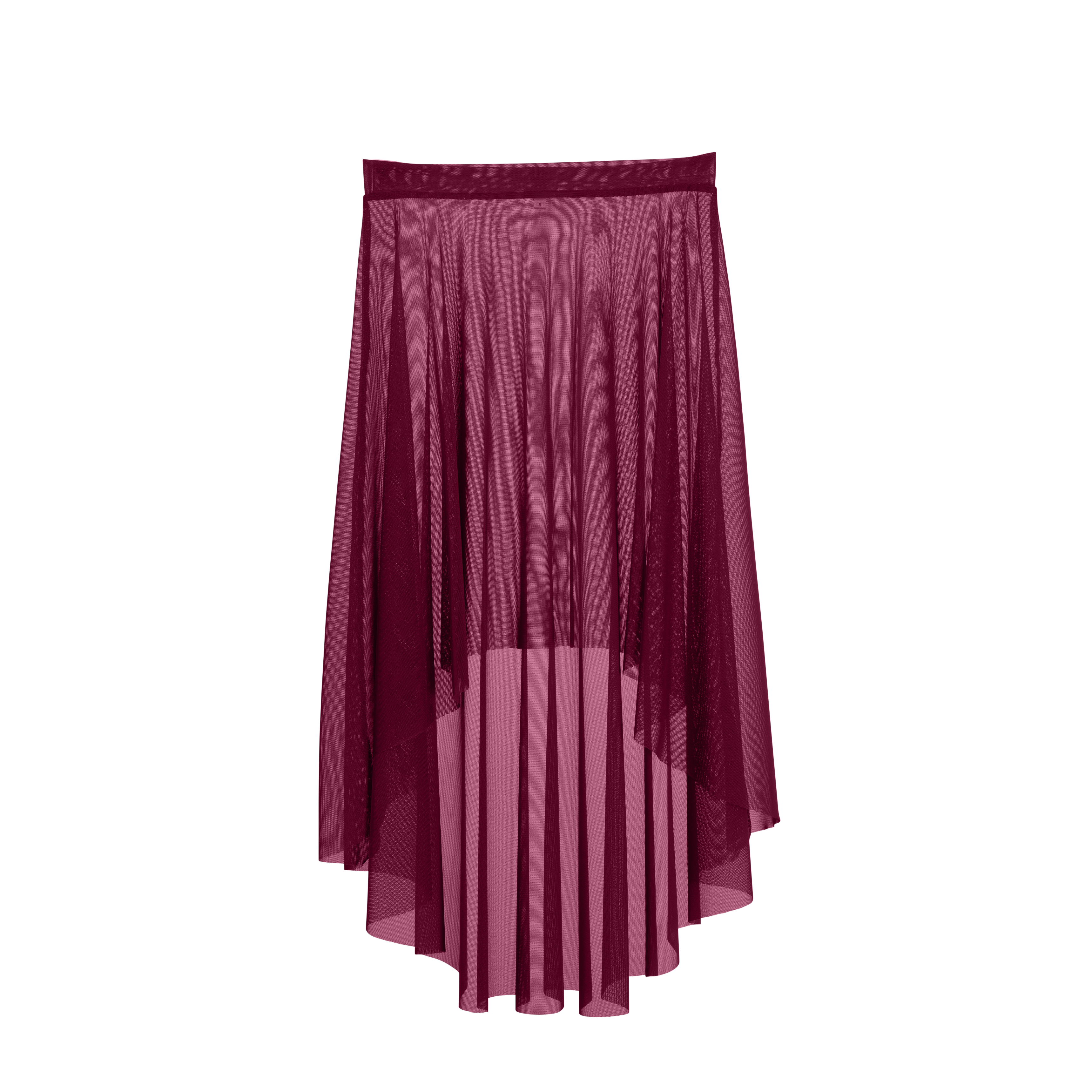 Meridien Mesh High-Low Midi Skirt - Child