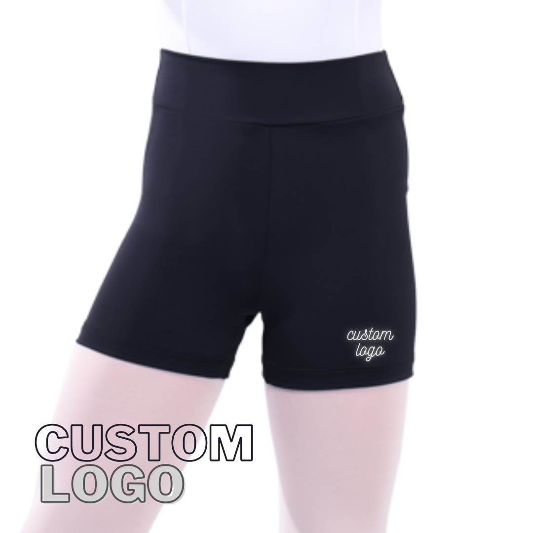 [Custom Logo] Womens Dance High Rise 3" Shorts