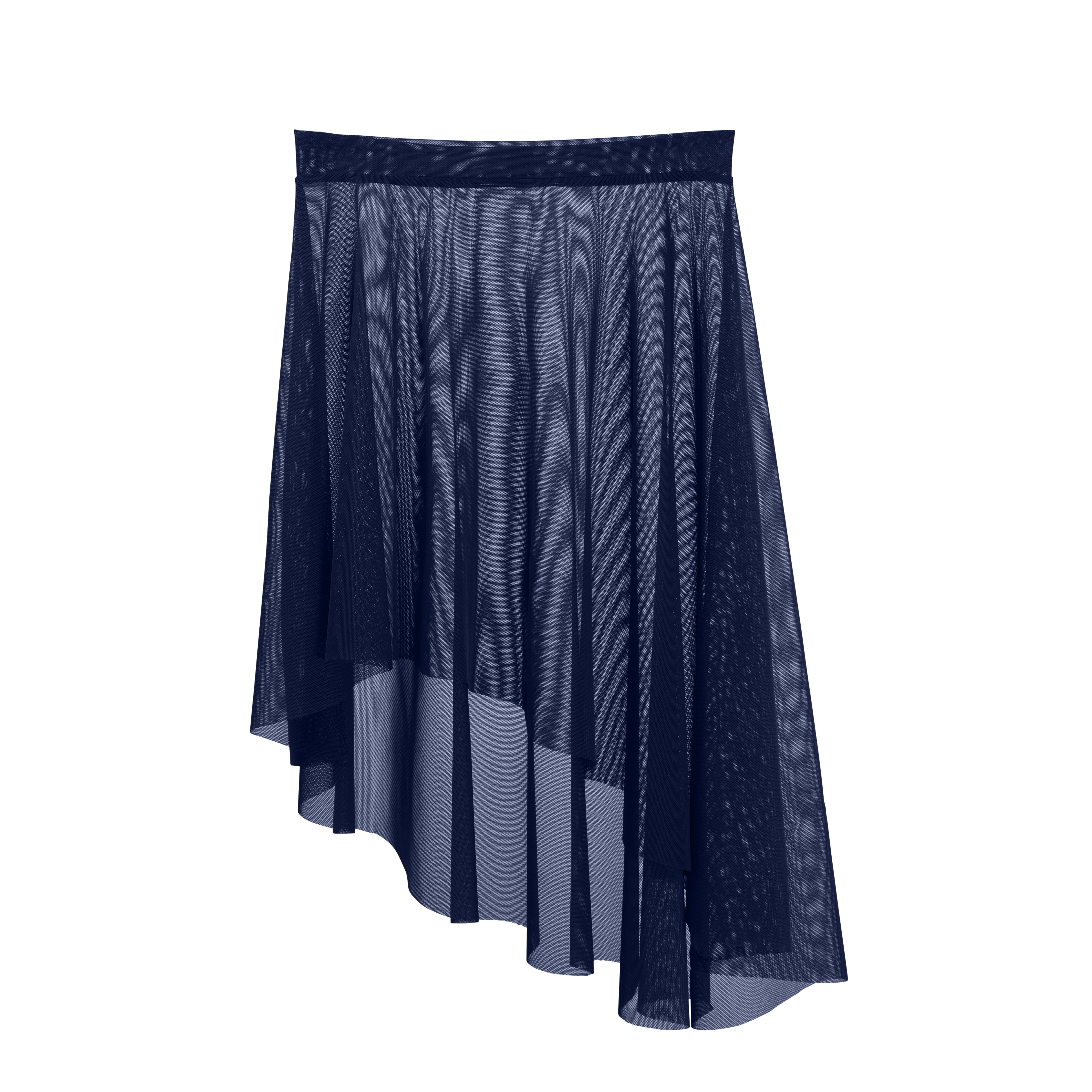 Meridien Mesh Lyrical Below Knee Skirt